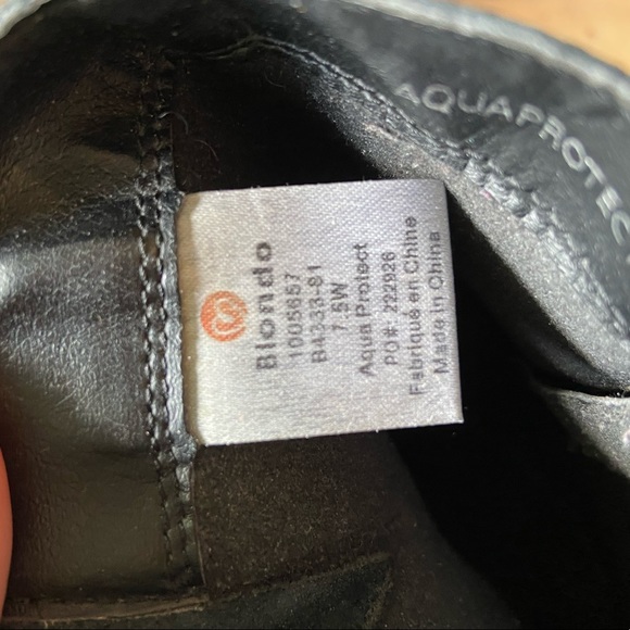 Blondo Black Leather Aquaprotect Ankle Boots - Picture 7 of 8